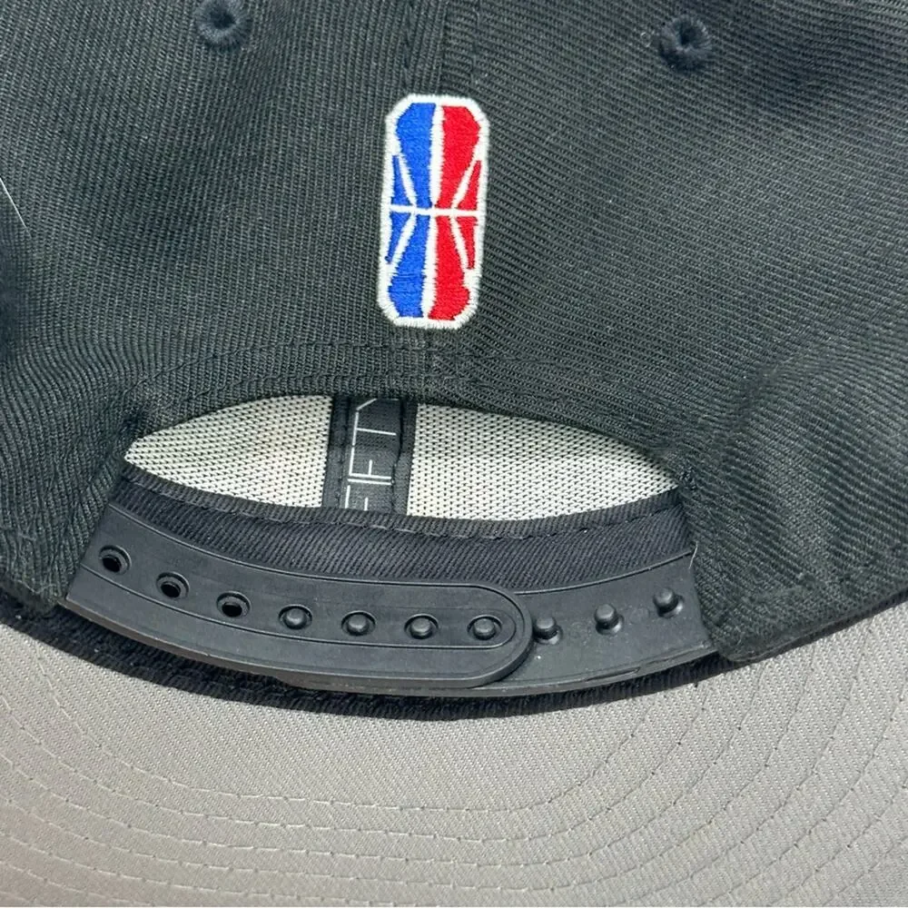 New Era Miami Heat Adjustable Ball Cap- BLACK